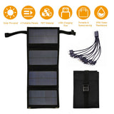 5V 20W USB Solar P-owered Energy Cell C-harger with Chargeing Cable Foldable Bendable IP65 Water V1294-YM0901-L4534-1