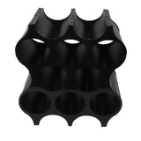 4Pcs Black Red Wine Bottle Rack Holder Simple Looking Decorative Wine Bottle Rack Organizer for V1294-YM0703-3118230098511