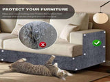 78.7"X15.8" Self-Adhesive Cat Scratching Mat - Durable Couch from Cat Claws, DIY Furniture V1107-135-51483-GRY1