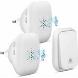 Wireless Doorbell Outdoor Waterproof With 2 Receivers Ip68 Waterproof 150M Range 4 Volume Levels 36 V1188-MS-227-1081