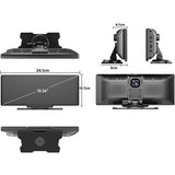 10.26" 4K Car Camera Carplay Android Car GPS Navigation Dashboard Video Recorder V201-CAR1026BL8AU