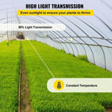 VEVOR Greenhouse Film, 10\' x 100\' Greenhouse Plastic Sheeting, 6 mil Thickness Suncover V952-WSTM101006MILT1ISV0