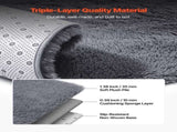 Indoor Plush Area Rugs, 2.44 x 3.05m Soft Plush Carpet, Furry Shag Area Rugs for Living Room, V952-JXDDTSM8X10FS61MV001V0