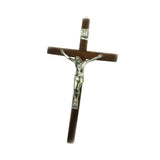 Wall Crucifix Cross Catholic 12" Wood Decor Jesus Cross for Christmas V1369-AZ3-W-24542