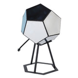 LED Dodecahedron Light USB Powered Music Sync Color Changing Colorful Ambient Lamp with Stand for V1294-YM0901-3119240061311