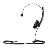 Yealink UH34 Special Edition Mono UC USB Headset, USB-C 3.5mm, Audio Clarity, Noise Cancelling V1202-V2-IPY-UH34SE-M-UC-C