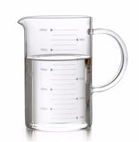 Large 1000ml Clear Borosilicate Glass Measuring Cup with Direct Fire Heat Resistance V178-59229