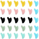 30PCS Facial Massage Set, Heart Shaped Resin Massage Boards in 6 Colors, Face and Body Massage V1192-AZ-W-18366
