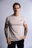 HARD HITTERS SLIM FIT COTTON TEE TAUPE X-LARGE V697-SLIM-FIT-COTTON-TEE-TAUPE-X-LARGE