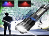 2pcs Tactical A70 LED Flashlight Economical Upgrade Rechargeable Outdoor Torch V1263-JX-4288