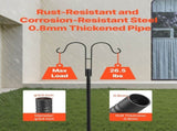 Double Shepherds for Outdoor, 8 Pack 1950 mm Heavy Duty Bird Feeder Pole, 19 mm Thick Garden V952-WNGJSMYRGG76D79CC001V0