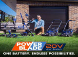 POWERBLADE 350CX 20V 13" Cordless Lawn Mower Kit, Fast Charger, 4Ah Battery, 5 Height, Brushless V219-MOWCLSPB1C3A