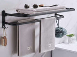 Bathroom Towel Rack With Towel Bar Holder 20in Towel Shelf Bathroom With Towel Rail Shelf Wall V1369-AZ3-W-19759