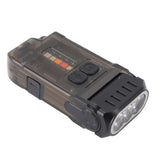 Small Powerful EDC Flashlight Bright 1200LM USB C Rechargeable IP67 Waterproof 10 Modes Magnet Tail V1294-YM0901-3119240040611