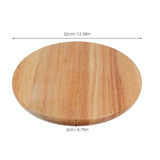 Solid Wood Round Stool Seat Top Replacement Light Brown for Home and Restaurant Use V1192-AZ-W-27101