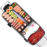 SOGA 2 in 1 Electric BBQ Grill Teppanyaki and Steamboat Hotpot Asian Hot Pot STEAMBOATHOTPOTANDGRILLSQUARE