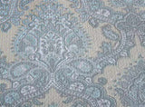100% Cotton Blue Silver Damask Bloom Coverlet Bedspread Set V745-MMPAC060966Q13U