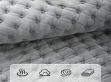 Electric Heating Pad with Digital Thermostat, Soft Flannel Heat Wrap for Shoulder Neck Back Abdomen V1341-ZY-L7GZ6ZZ4-L