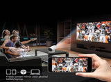 HD Projector - Portable HD Screen Video Projector for Indoor/Outdoor Use V1263-JX-4553