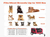 Dog Bike Trailer, Supports up to 45 kg, Pet Cart Bicycle Carrier for Small & Large Dogs, Easy V952-TCSCWZXCTC10QAEQQ001V0