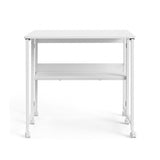 Artiss Foldable Computer Desk Mobile Study Table Workstation White 80cm MET-DESK-26138-WH
