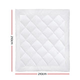 Giselle Bedding 400GSM Microfibre Bamboo Quilt Queen QUILT-BAM-400-Q