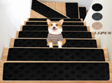 PALIFEUR Stair Treads for Wooden Steps, Soft Stair Treads, 8 x 30 Inch Reusable Carpet Stair Treads, V1189-LWWAL-20260325-01159