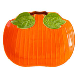 Pumpkin Ceramic Plate, Fall Themed Tableware, Pumpkin Candy Dish, Harvest Bowl Set, festive Serving V1366-AZ2-W-20791