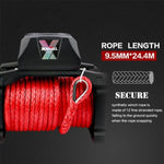 X-BULL Electric Winch 12V Synthetic Rope Wireless 14500LB Remote 4X4 4WD Boat V211-AUEB-AXEW016