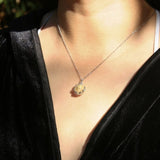 Gift Box - Aroma Necklace White Gold - Planet Stardust Crystal Purify Oil Blend V760-GBAJ - 10