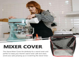 Kitchen Stand Mixer Cover with Clear Window and Pocket Oxford Cloth Material V1192-AZ-W-25305