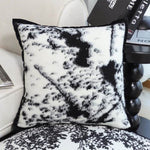 SOGA 50cm Throw Pillow Black and White Leopard Thick Premium Polyester Fiber for Home Decor FRENCHCUSHION323