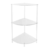 3 Tier Corner Table Multifunctional Acrylic Wall Side Table for Bedroom Bathroom Living Room V1294-YM0901-3116240035211