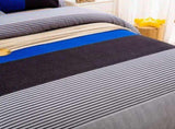 Gray Blue Chantilly Charm Quilt / Doona / Duvet Cover set V745-AQ080733Q3