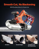 VEVOR Portable Cordless Band Saw 2.56 in Deep Cut Variable Speed V952-WSBXSDJCS20A8MBLL001V9