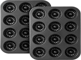 2 Piece Mini Bundt Pan Set 24 Cupcakes Total Heat Resistant to 230 C V1237-ZY-818-210