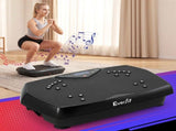 Everfit Vibration Plate Exercise Machine Full Body Shaker Workout Vibrate Fitness Platform with FIT-H-VP-DIAMOND-BK