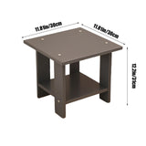 Kdkad Compact Multi-Functional Side Table, Small Accent End Table for Sofa, Bedside, Living Room & V1189-WXFWAL-20260326-02610