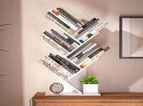 CARLA HOME 5-Tier Tree Bookshelf Storage Rack for Home Office or Bedroom V178-36165