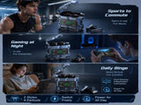 Wireless Earbuds 2 Pairs in 1 Charging Case with LED Display 40H Total Playtime, Gaming & Music, V1337-VS-PKVJ-WLW6