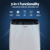 Devanti Portable Air Conditioner WiFi 7000BTU PAC-A-14K-WH-WI