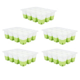 5 Pcs Plant Starting Tray Silicone Reusable Pop Out Cells Indoor Plant Germination Tray for V1294-YM0901-3111250039511