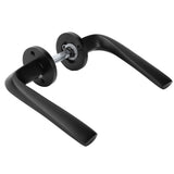 Entry Door Handle Lock Locking Lever Handle Set Reversible for Right Left Sided DoorsI Style V1294-YM0721-3114200099012