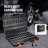 Impact Sockets Set 59pcs 6-Point 3/8" & 1/2" Drive Bit Ratchet Tool Kit V952-CJTTZJ1CRMO53W901V0