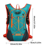 Orange-Capacity Storage Backpack, featuring a main compartment with multiple organized pockets for V1106-SJBB003