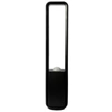 Black Bladeless Fan with Air Purifier, Oscillating, LED Display, Remote Control, 12 Speeds, 3 Modes LSB-68980