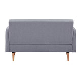 Picasso 2 Seater Fabric Sofa Lounge Couch Light Grey V315-VOL-PICA-03