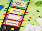 Behavior Clip Chart for Classroom Management Set Behavior Chart for Kid Reward Pocket Chart Behavior V1369-AZ3-W-16250