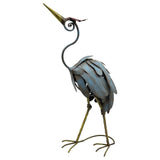 Crane Statue Looking Up 29x54cm V637-71636CRN