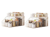 Under Sink Organizer Under Bathroom Storage Rack Multi Purpose Storage Shelves for Bathroom Kitchen V1294-YM0901-3118230403911